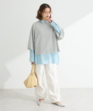 Green Parks ・ＳＵＧＡＲ　ＳＰＯＯＮ　７分袖ウラケスウェット Gray Mixture