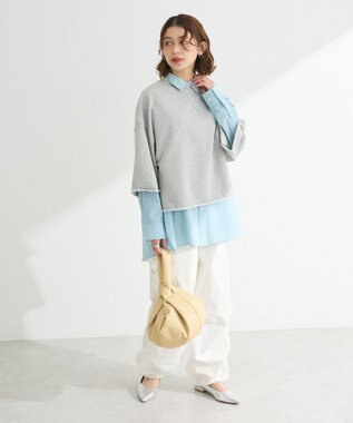 Green Parks ・ＳＵＧＡＲ　ＳＰＯＯＮ　７分袖ウラケスウェット Gray Mixture