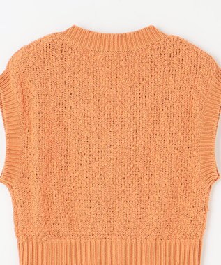 GRACE CONTINENTAL カノコショートニットトップ オレンジ