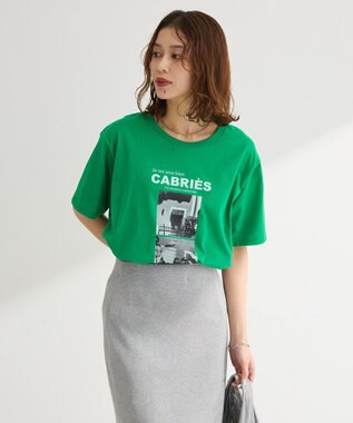 Green Parks アソート柄フォトＴシャツ Green