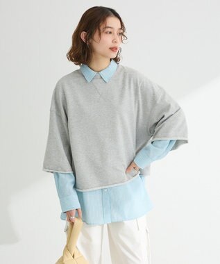 Green Parks ・ＳＵＧＡＲ　ＳＰＯＯＮ　７分袖ウラケスウェット Gray Mixture