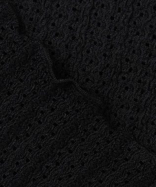 Feroux シアーパターンステッチ カットソー ブラック系