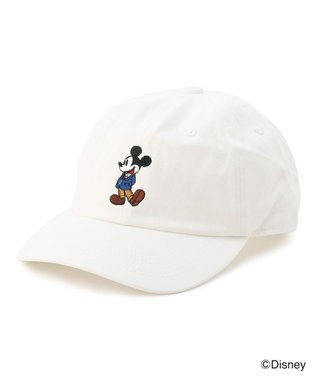 J.PRESS MEN 【DISNEY COLLECTION】【UNISEX】ベイスボールキャップ / ミッキーマウス ホワイト系