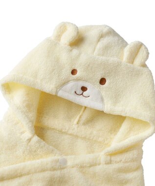 MIKI HOUSE HOT BISCUITS 【ミキハウス】 無撚糸バスポンチョギフトセット【BOX付き】 黄