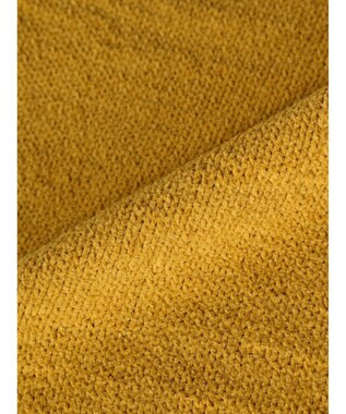 CRAFT STANDARD BOUTIQUE 洗えるモールニット配色プルオーバー Mustard