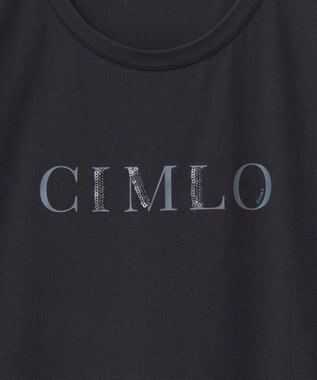 YECCA VECCA スパンコールロゴTee Off White