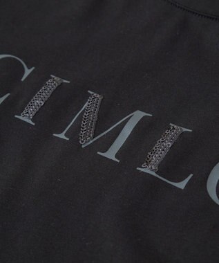 YECCA VECCA スパンコールロゴTee Off White