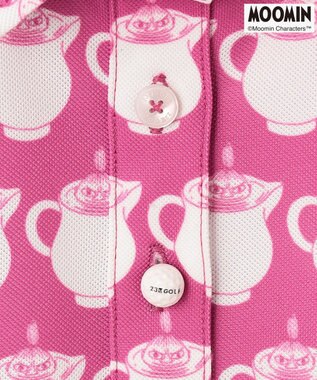 23区GOLF 【WOMEN】【MOOMIN COLLECTION】ムーミン 半袖 総柄プリント シャツ ピンク系5