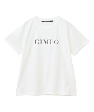 YECCA VECCA スパンコールロゴTee Off White