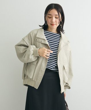 Green Parks ボックスシルエットボーダープルオーバー Dark Navy