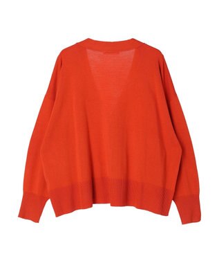Green Parks 洗える　ショート丈カーディガン Orange
