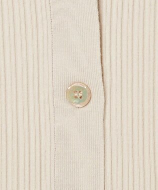 JOSEPH 【洗える】ファインリブメリノ　カーディガン Quail