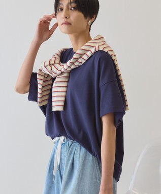 AMERICAN HOLIC 半袖コクーンカットプルオーバー