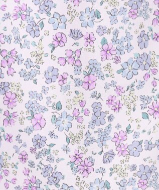 ANY KIDS 裾スカラップ ショートパンツ ラベンダー×花柄