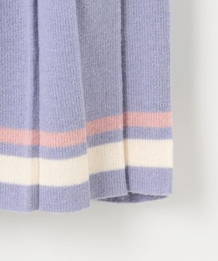 ANY KIDS プリーツニットスカート サックスブルー