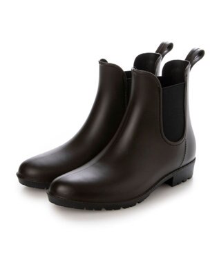 ing <ing>【WEB限定】【レイン対応】サイドゴアレインブーツ ダークブラウン