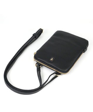 PELLE BORSA お財布機能縦ポシェット Reinette レネット 4784 ブラック