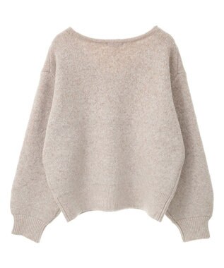 earth music&ecology ラメグラデーションニットプルオーバー Beige