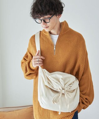 WEGO ドロストBIGショルダー オフホワイト