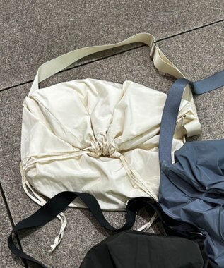 WEGO ドロストBIGショルダー オフホワイト