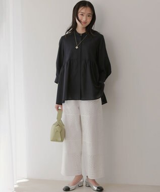 組曲 【先行予約】エンブロイダリーレース パンツ ホワイト系