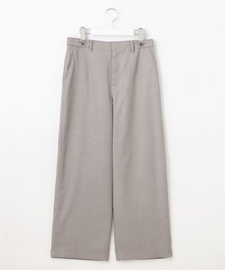 J.PRESS LADIES 【セットアップ対応・洗える・UVケア・速乾】 OXIJEWELストレッチ セミワイド パンツ ライトグレー系