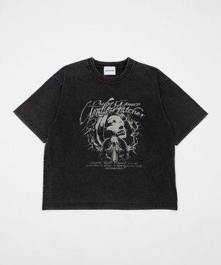 WEGO 【ユニセックス着用ITEM】ブリーチグラフィックT（SS） ブラックその他