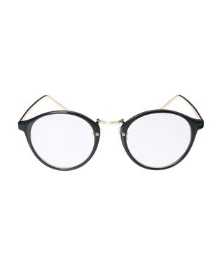 AMERICAN HOLIC ボストンフレームメタルテンプルサングラス Black