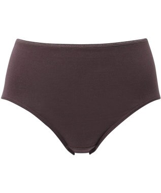 Wing ショーツ 【綿の贅沢 オーガニック】 はきこみ丈ふかめ EC3000 ウイング／ワコール シナモンブラウン