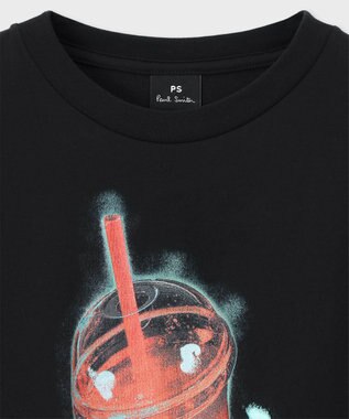 Paul Smith Neon Drink 半袖Tシャツ ブラック