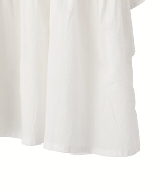 YECCA VECCA 刺繍レースブラウス Off White