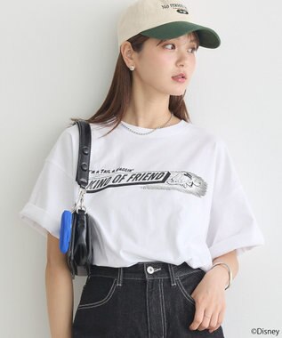 earth music&ecology Ｐｌｕｔｏ／プリントビッグＴＥＥ Off White
