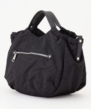 Y'SACCS 【Y’SACCS vous et】サイドギャザー2WAYトート Sサイズ ブラック