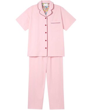 une nana cool 【綿混】両染ジャージ半袖パジャマ MADE WITH LIBERTY FABRIC PO
