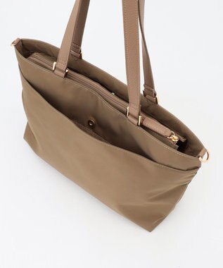 LA BAGAGERIE コンビ2WAYトートバッグ MEDIUM ベージュ