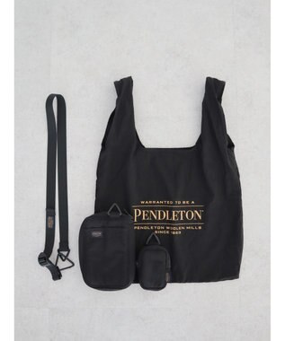 CRAFT STANDARD BOUTIQUE ＜PENDLETON × MARIE INABA＞ MULTI NECK POUCH Black
