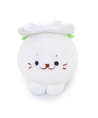 Mother garden しろたん 白いもの マスコット 17.5cm 《イカのおすし》 ホワイト