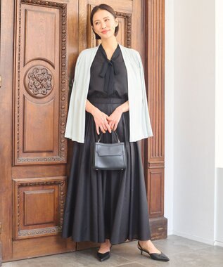 自由区 【洗える・XSサイズあり】シアーシャイニー スカート ネイビー系