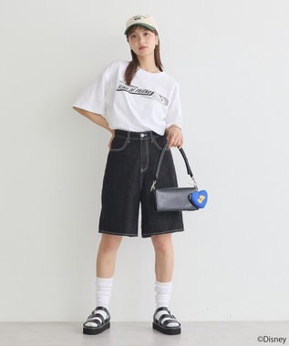 earth music&ecology Ｐｌｕｔｏ／プリントビッグＴＥＥ Off White