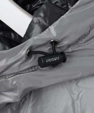 23区GOLF 機能中綿採用【MEN】【撥水】ナイロンタフタ フーテッド ブルゾン ライトグレー系