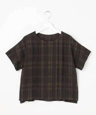 J.PRESS LADIES L 【一枚で着映え】シャドーチェック カットソー