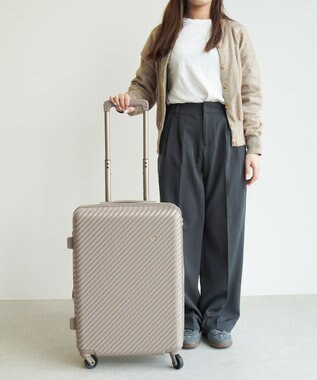 ACE BAGS & LUGGAGE 【雑誌掲載】 HaNT×Jewelna Rose コラボ スーツケース Mサイズ 06822 ハント ジュエルナローズ グレージュ