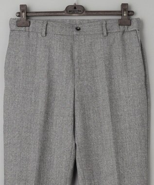 GOTAIRIKU 【AIRY MOVE / セットアップ対応】ウールシルクネップ セットアップパンツ ライトグレー系8