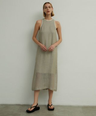 BEIGE， MATHIEU / レイヤードドレス Flax