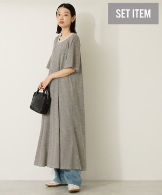 AMERICAN HOLIC 【2点セット】レイヤードボーダーＴワンピース