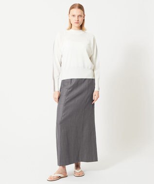 BEIGE， BURDOCK / Iラインスカート Slate