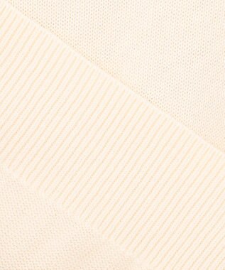 BEIGE， 【洗える】FENNEL / コットンスパンコール半袖ニット Meringue