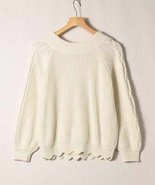 ONWARD Reuse Park 【any FAM】ニット秋冬 ホワイト