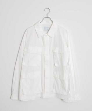 WEGO 【ユニセックス着用ITEM】ファティーグジャケット ホワイト