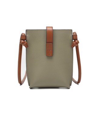 style code 【PADMA/パドマ】ベルトデザイン　シュリンクレザーマルチポシェット オリーブ